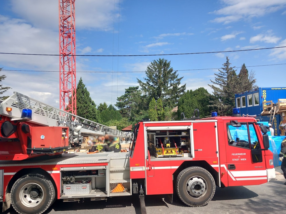 Baustellenunfall in der Donaustadt