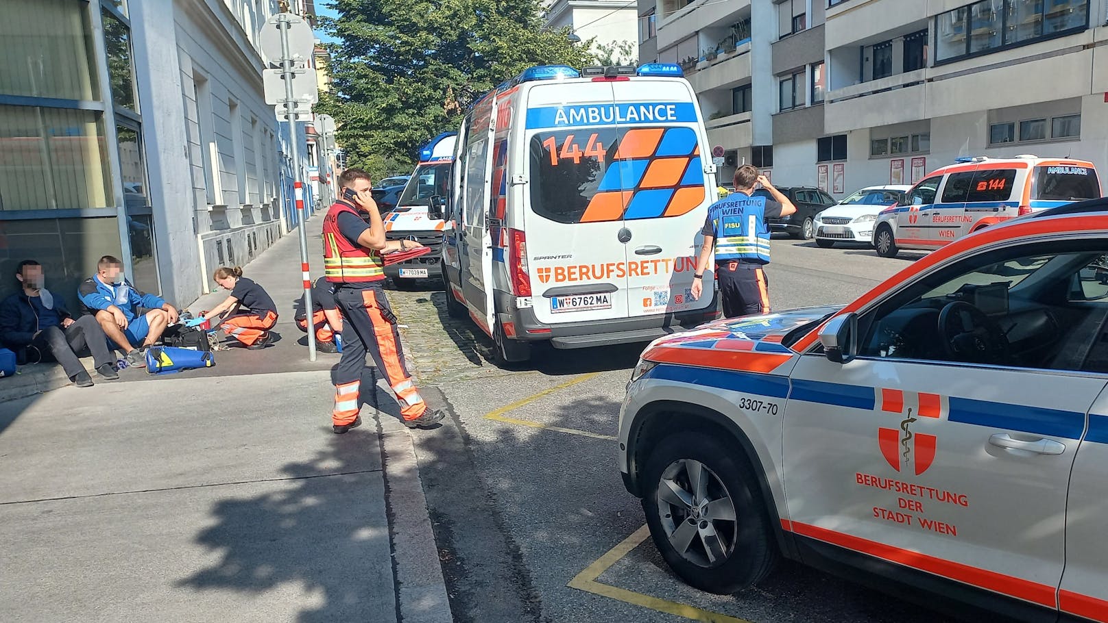 Arbeiter vergiften sich in Wien