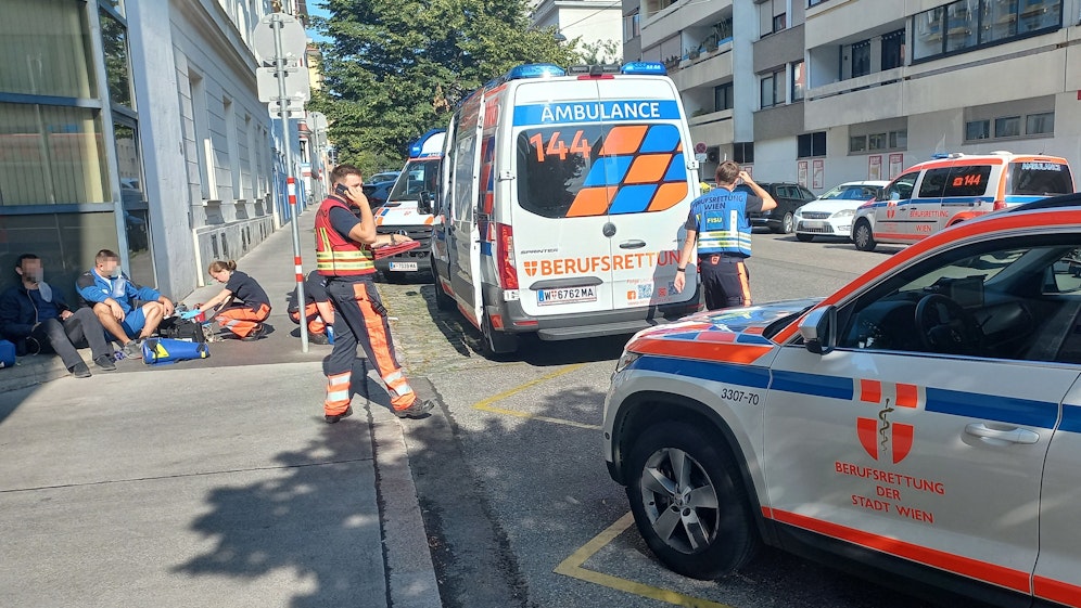 Arbeiter vergiften sich in Wien