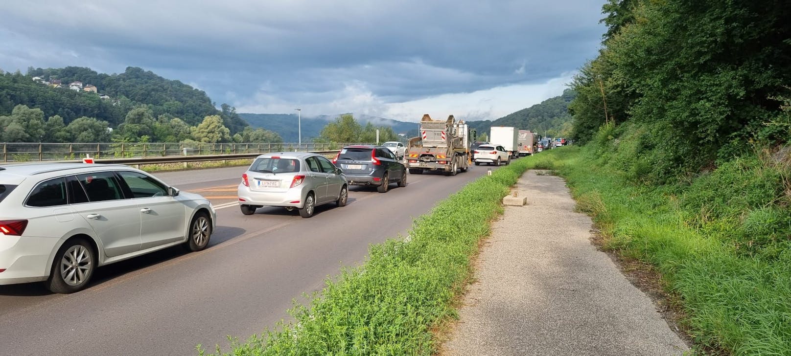 Der Einsatz sorgte für umfangreiche Verkehrsbehinderungen.