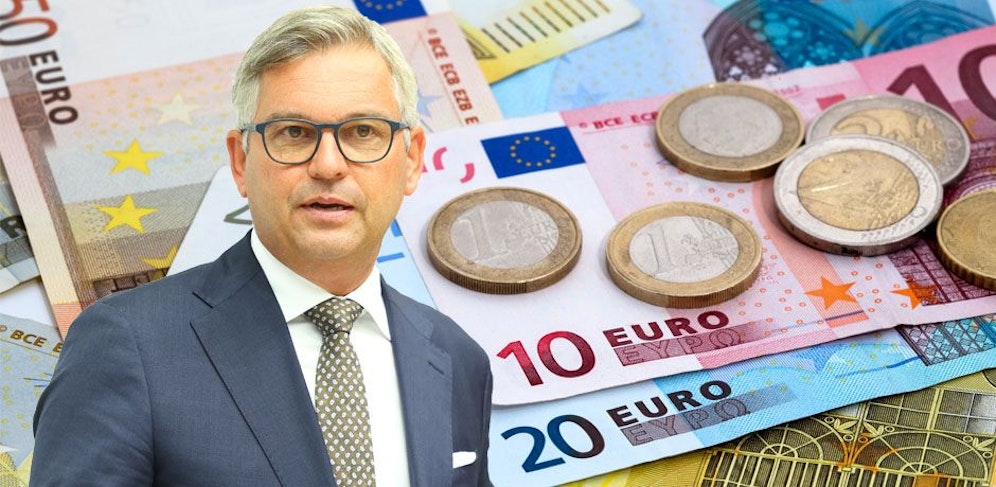 Finanzminister Magnus Brunner (ÖVP) reagierte gelassen auf die im Monatsvergleich um 0,5 Prozentpunkte höhere Inflationsrate.