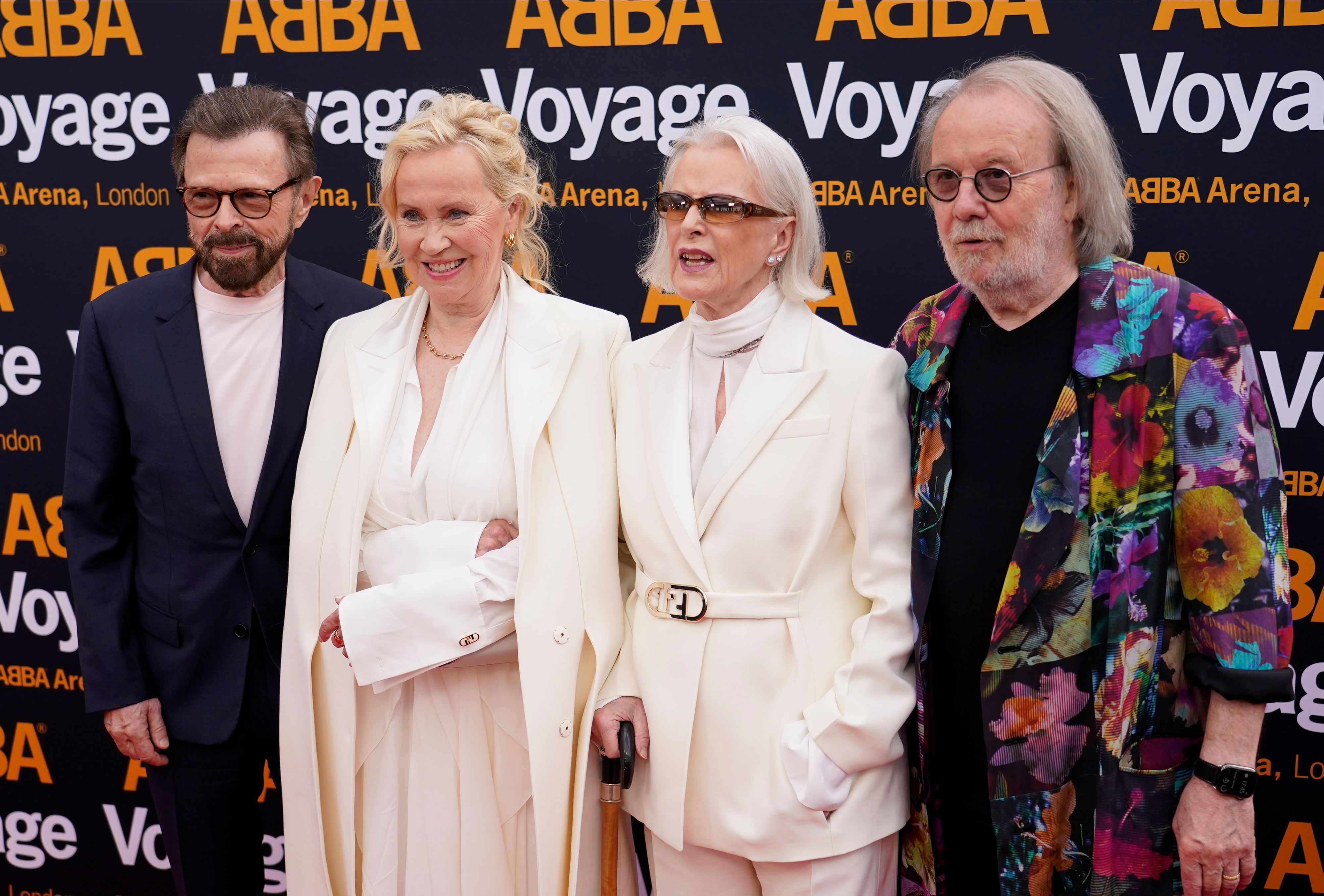 <strong>ABBA</strong> feierten 2022 ein Comeback: Bjorn Ulvaeus, Agnetha Faltskog, Anni-Frid Lyngstad und Benny Andersson