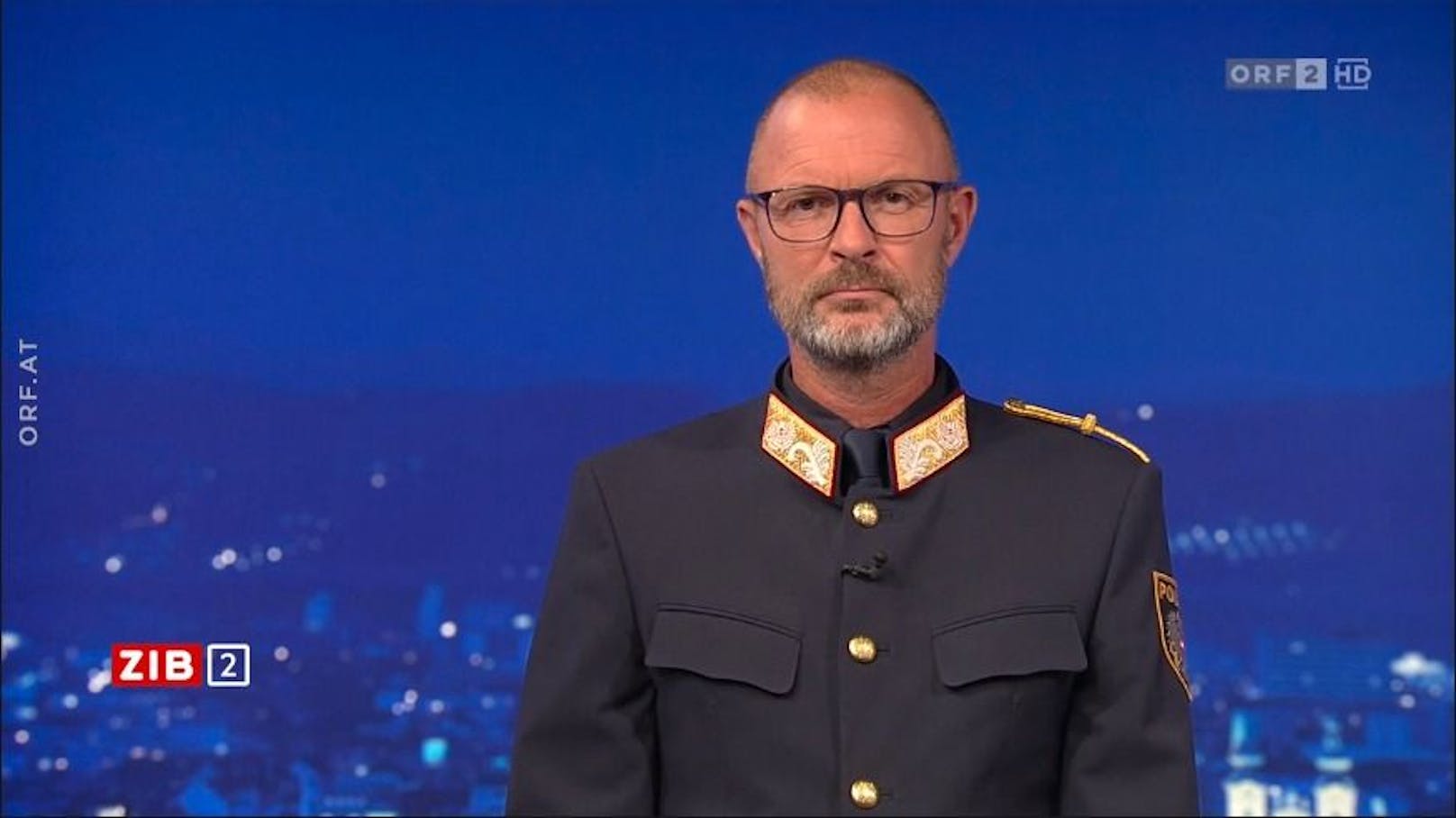 Der oberösterreichische Landespolizeidirektor und Projektleiter Andreas Pilsl in der ORF-"ZIB2".