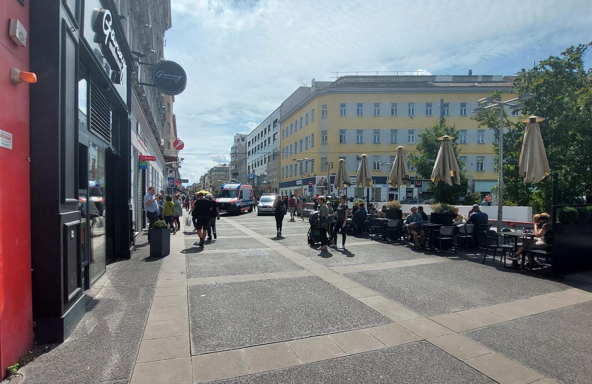Das Duo geriet in einen heftigen Streit.