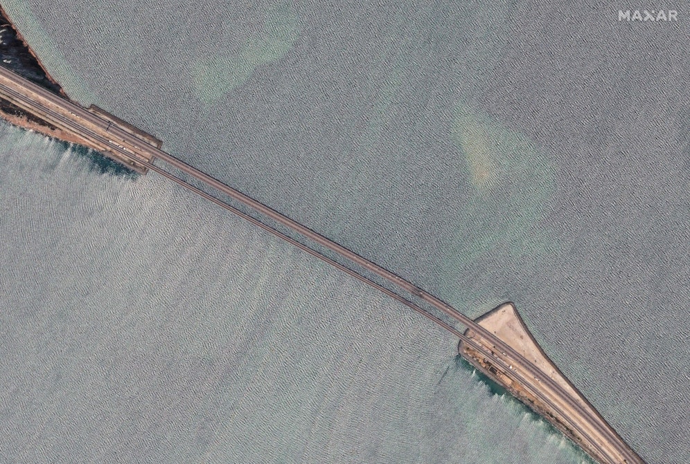 Aus Angst vor ukrainischen Angriffen verbarrikadiert sich Russland auf der Krim. 