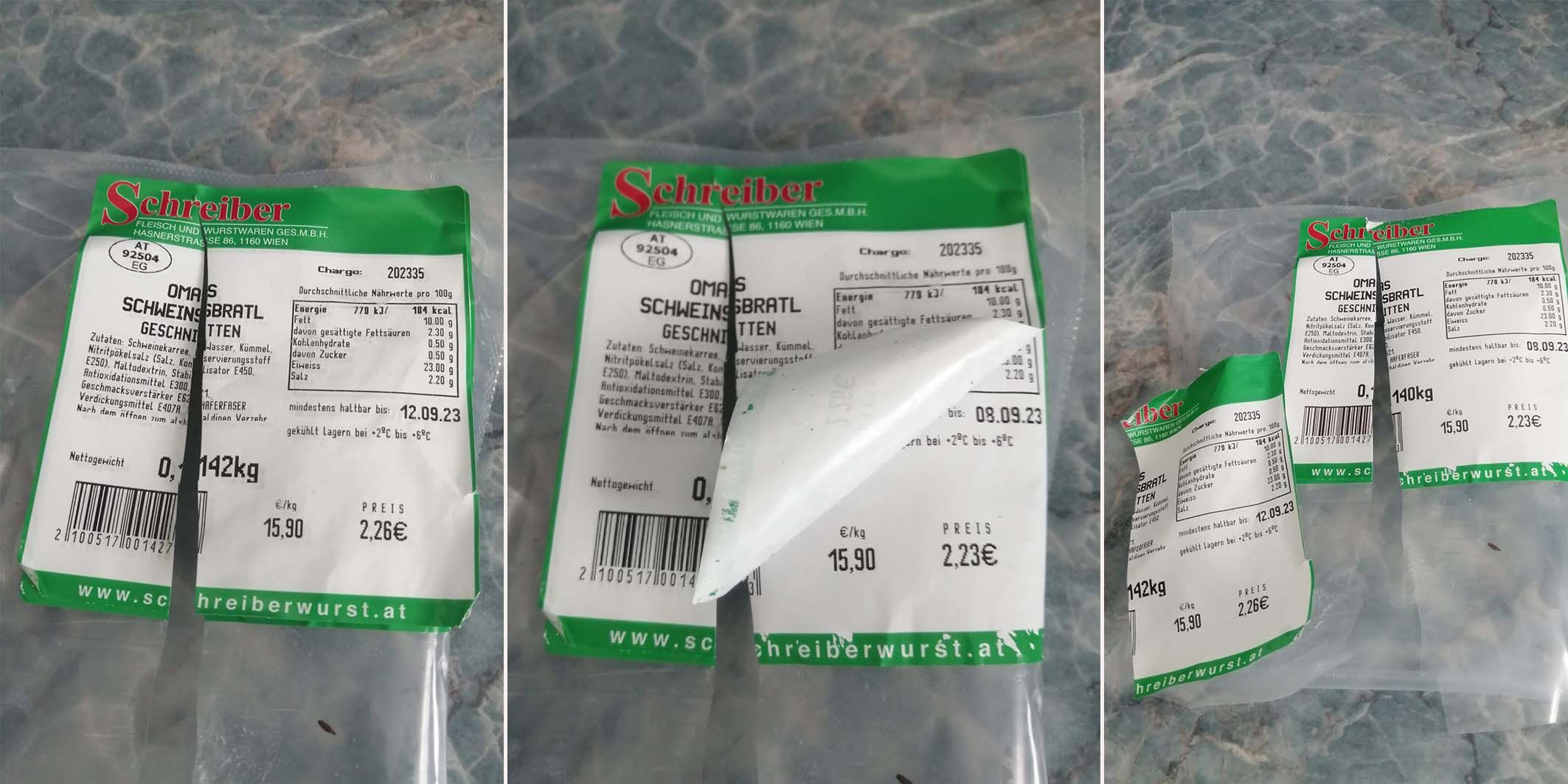 Als sie die Packung zuhause öffnete, traute sie ihren Augen nicht.