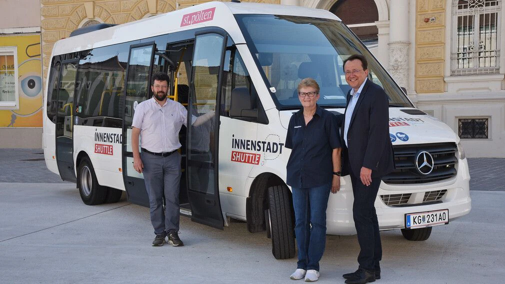 Das neue Innenstadt-Shuttle ist derzeit in der Testphase.