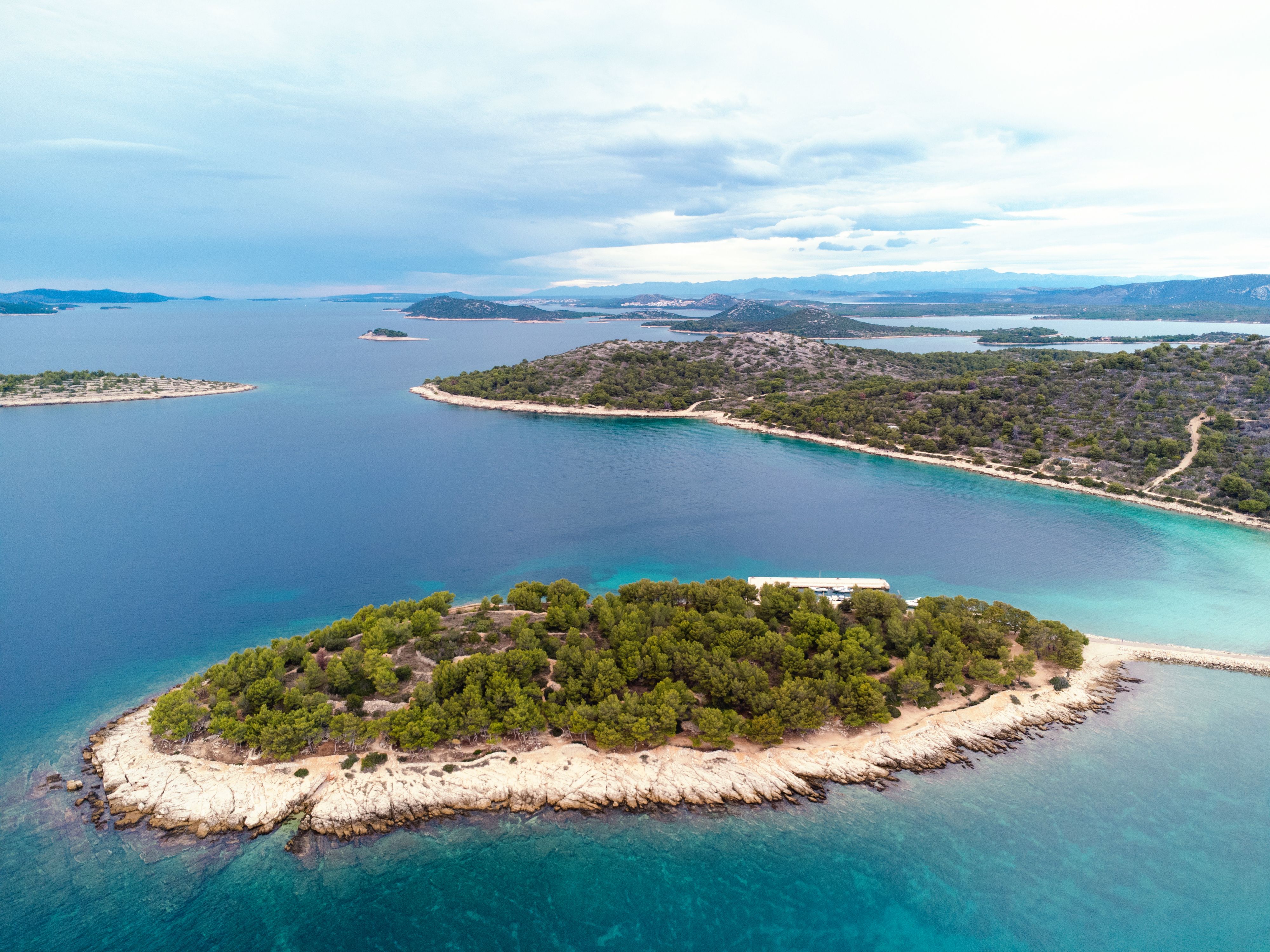 Die Adria-Insel Murter, südlich von Zadar.