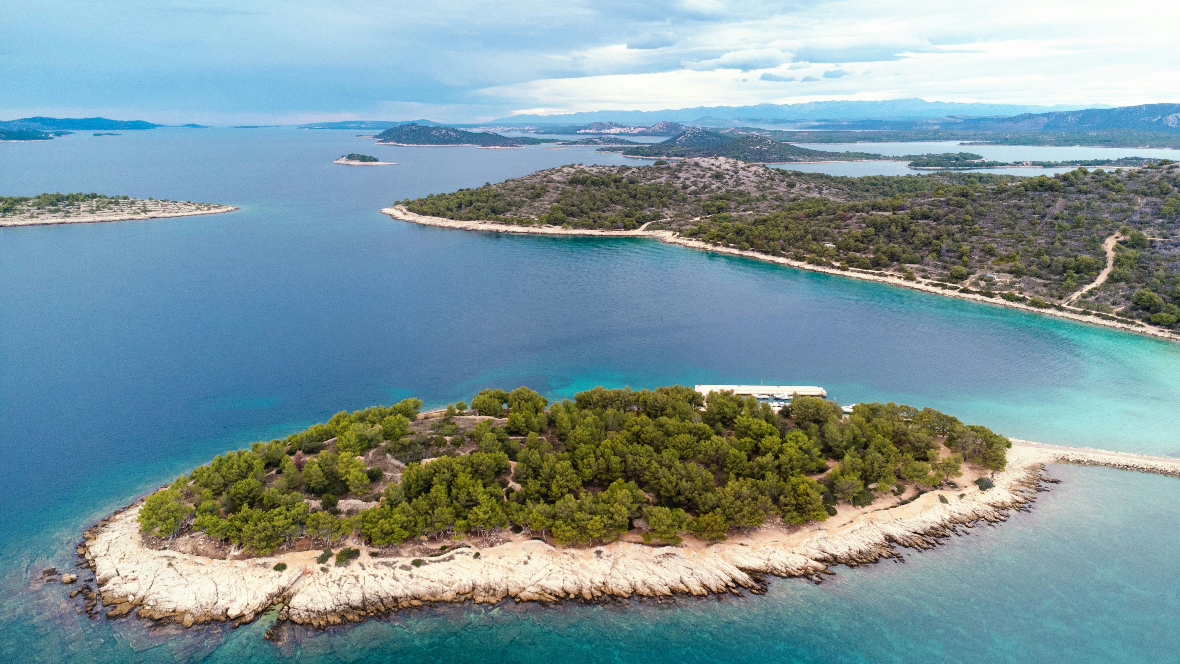Die Adria-Insel Murter, südlich von Zadar. #+