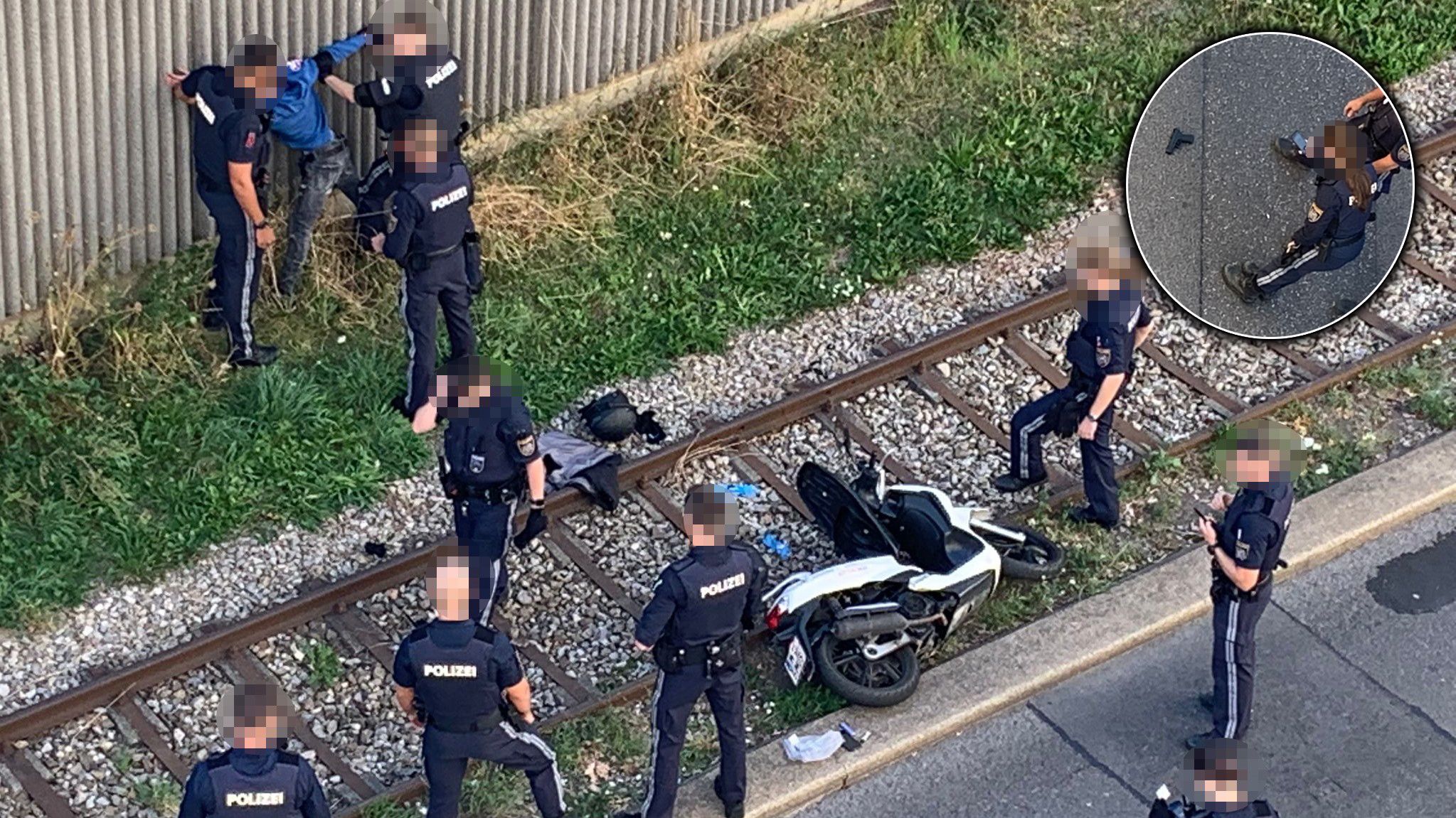 Polizeieinsatz Simmering