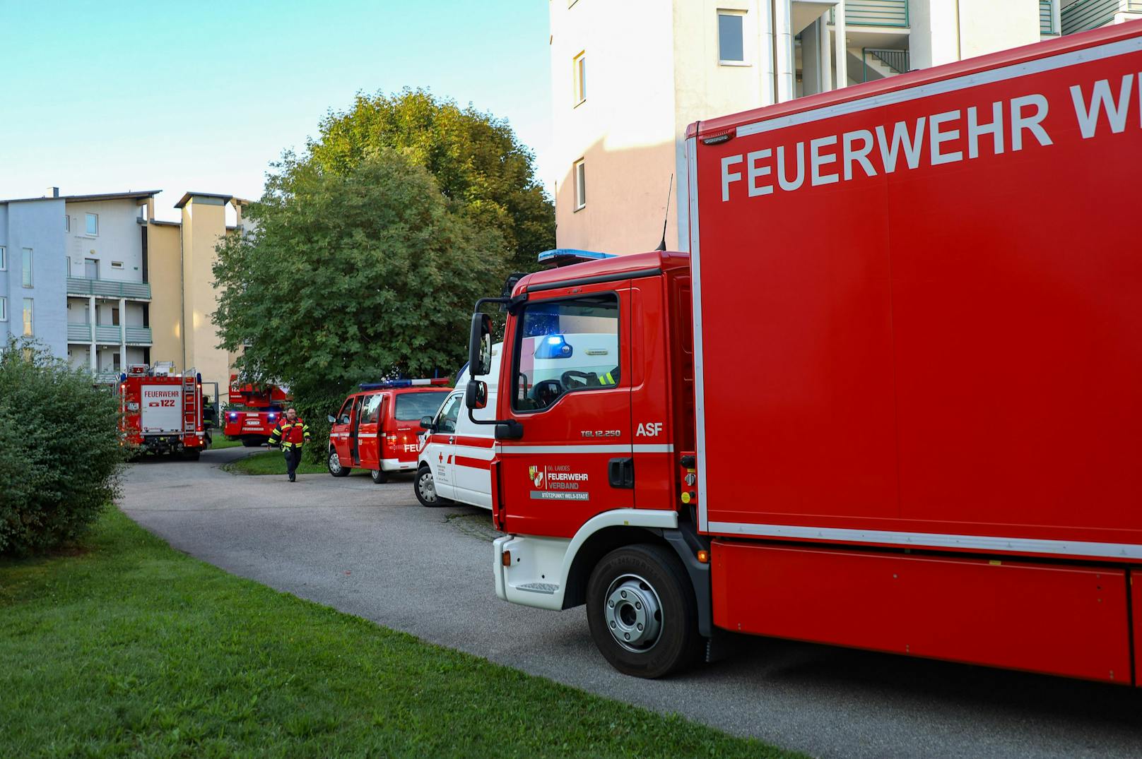 Ein Brand eines E-Bikes in einer Mehrparteienhauswohnung in Wels-Lichtenegg hat Samstagfrüh einen Verletzten gefordert.