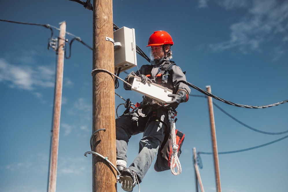 Hoch hinauf geht es hier, wer nicht schwindelfrei ist, dem stehen andere Lehr-Angebote zur Verfügung.
