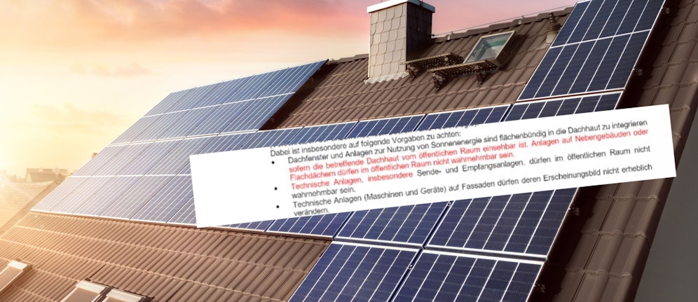 In Klosterneuburg sind Photovoltaikanlagen in Schutzzonen 