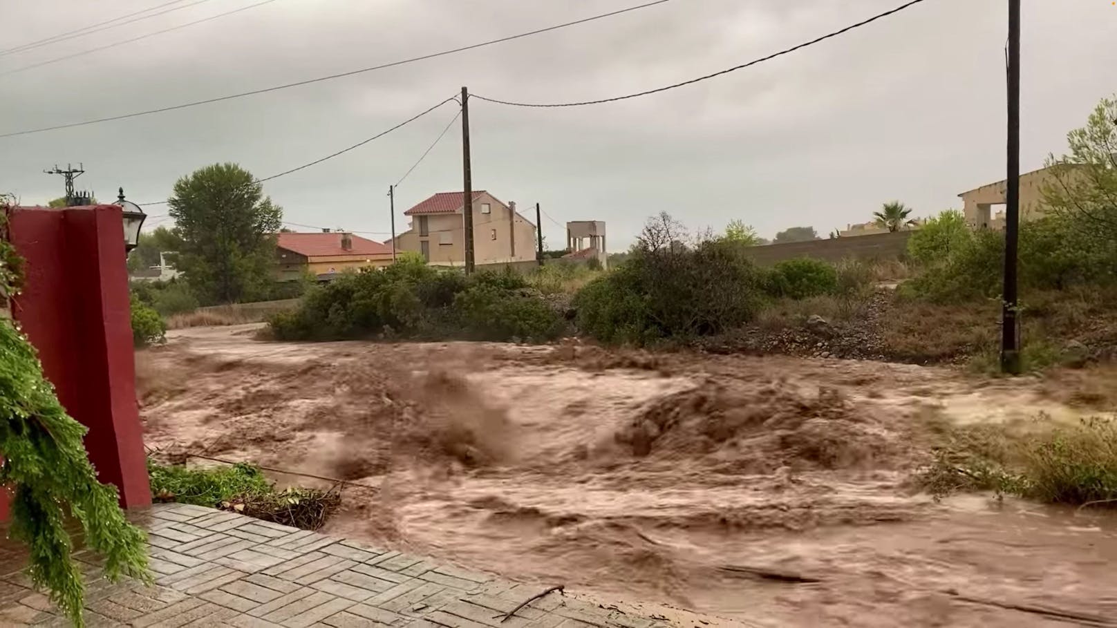 Schwere Unwetter wüten derzeit in Spanien.