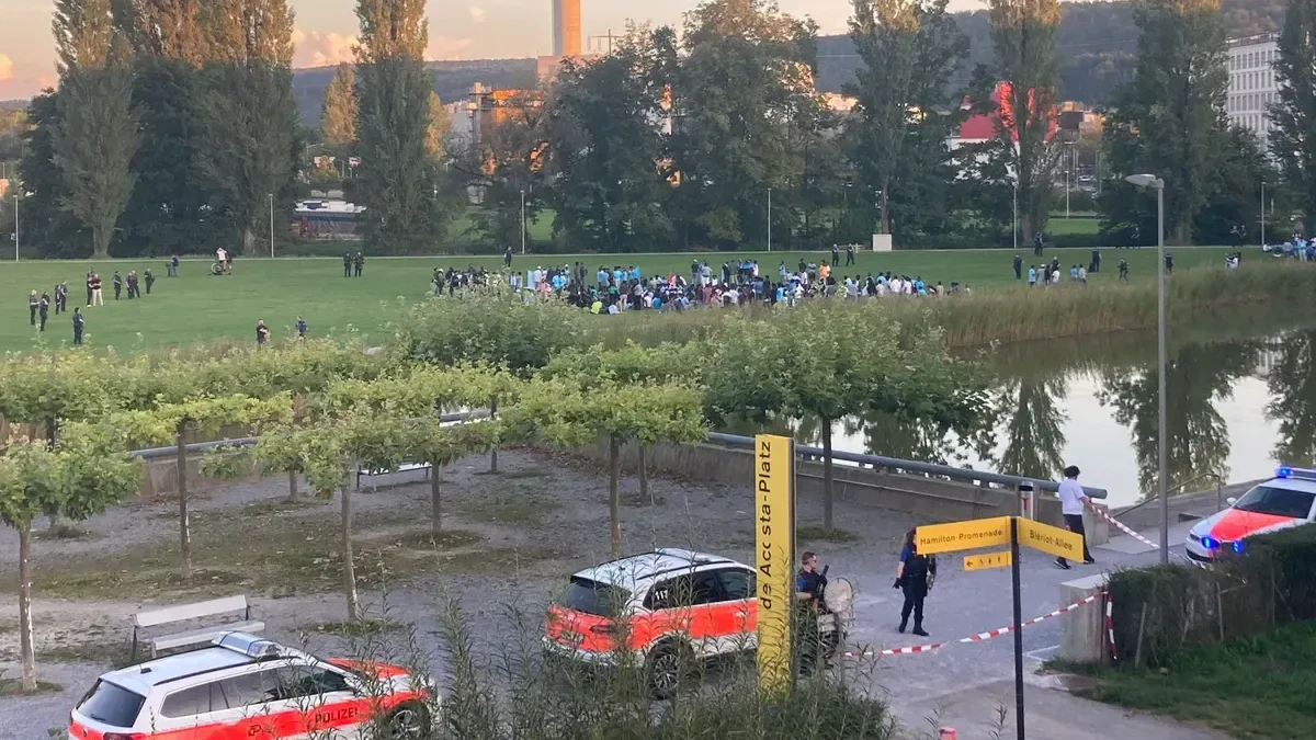 Im Glattpark in Opfikon