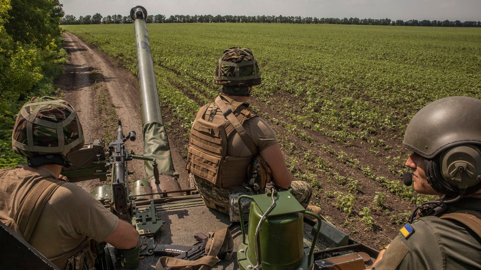 Die ukrainische Armee ist auf dem Vormarsch.