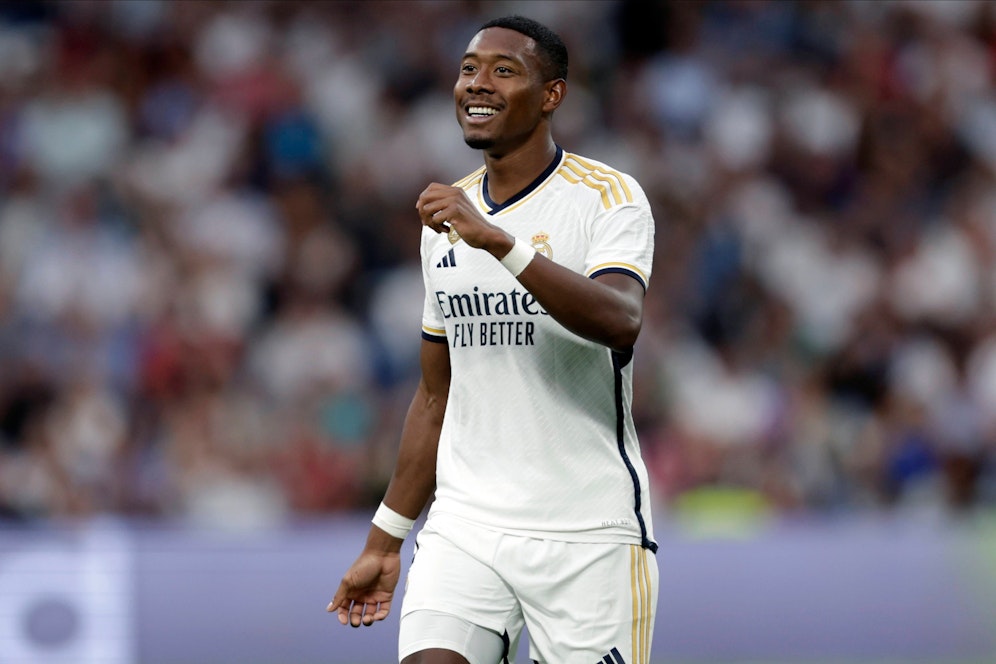 David Alaba fühlt sich im neuen Stadion sichtlich wohl.