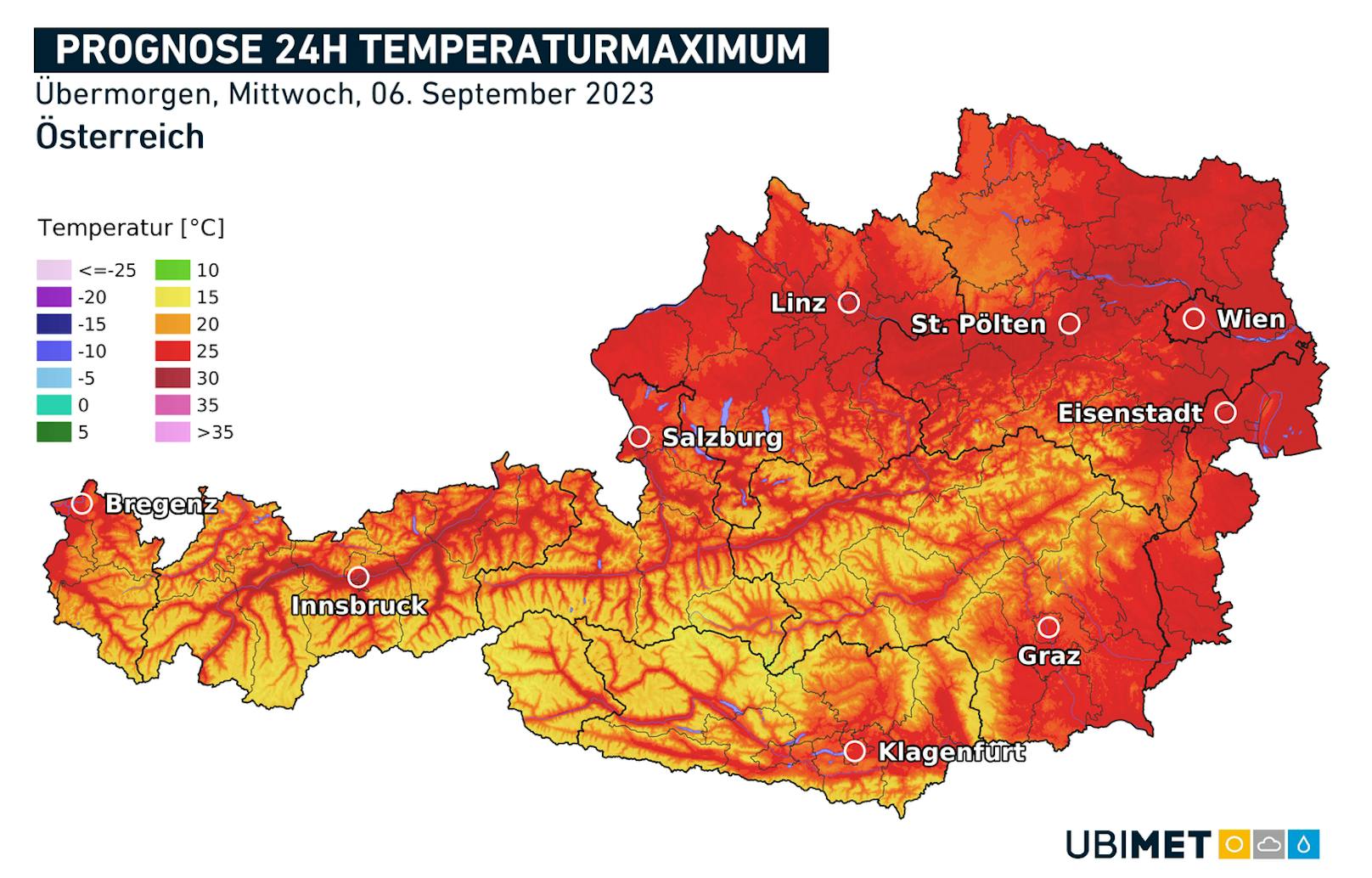 Auch am Mittwoch ist es in weiten Teilen des Landes ordentlich heiß.