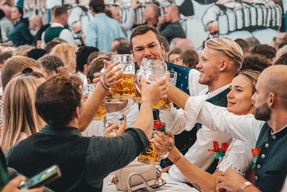 Das Münchner Oktoberfest ist das größte Volksfest der Welt. 