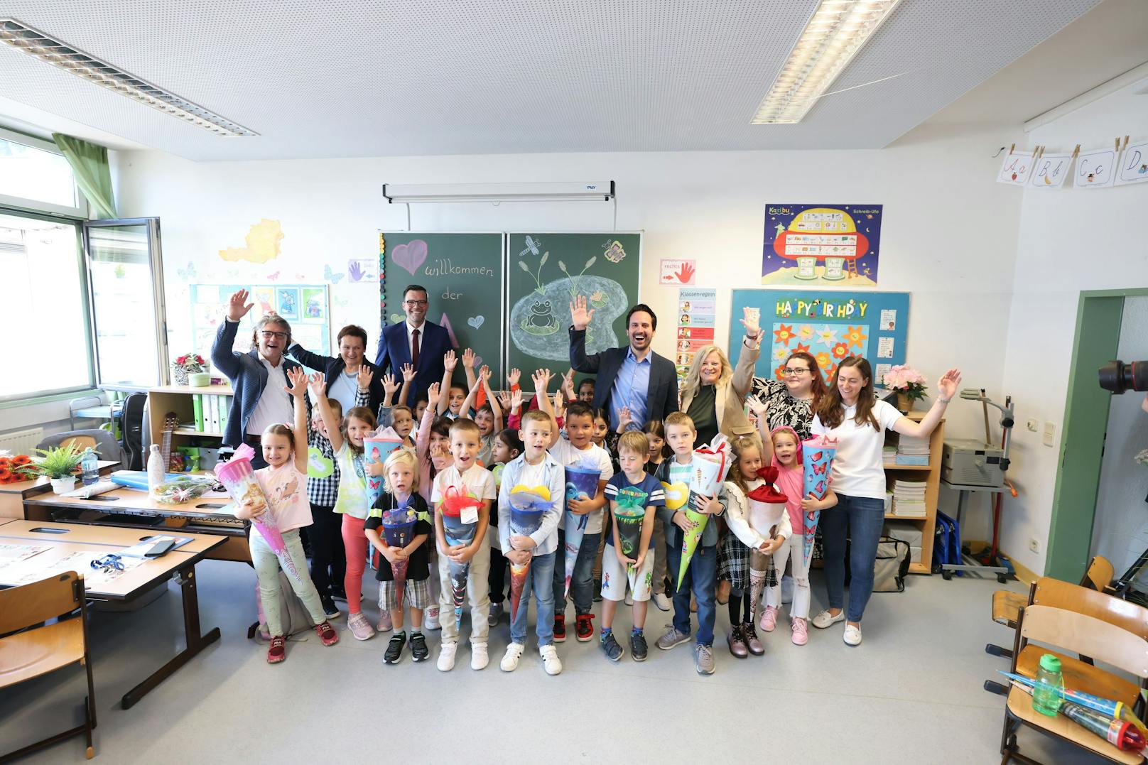 Für 242.000 Kinder startete heute die Schule in Wien