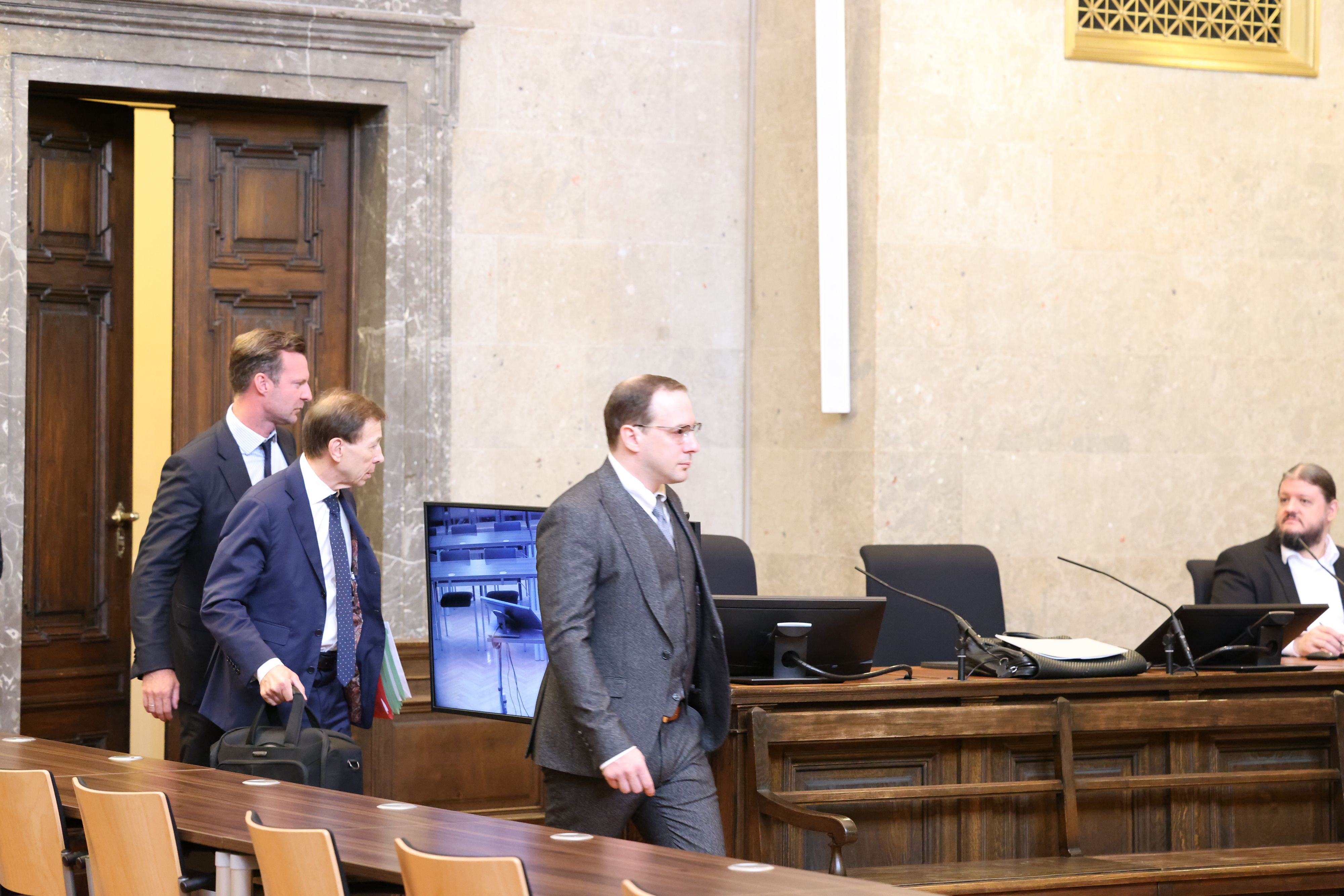 Florian Teichtmeister bei seinem Prozess in Wien.