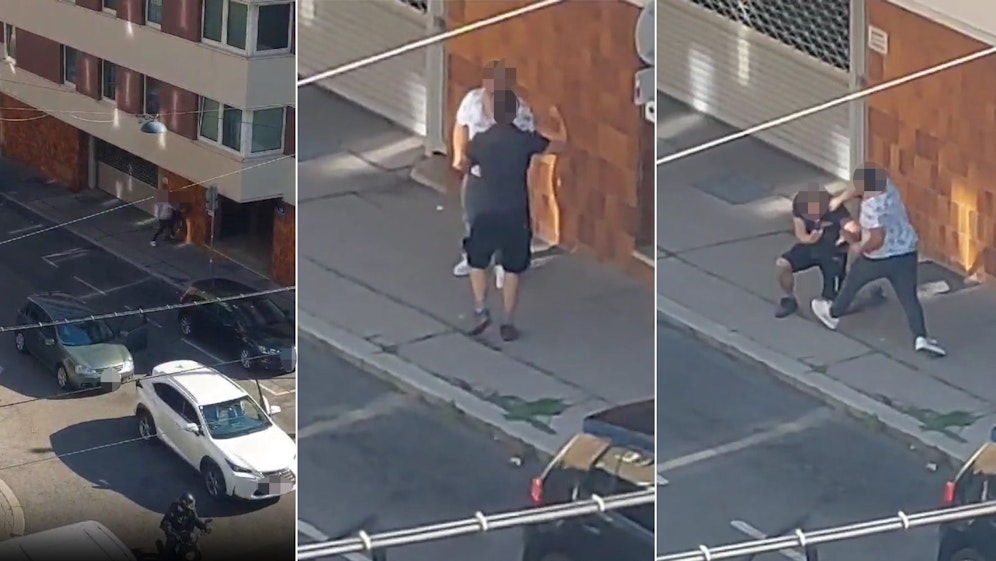 Am Dienstag stiegen zwei Autolenker an einer Kreuzung in Wien aus ihren Pkws – sie ließen die Fäuste sprechen.