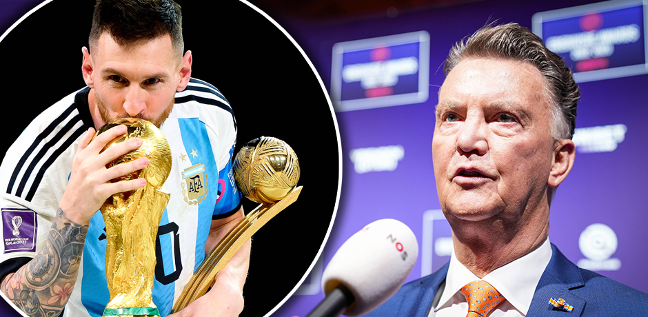 Lionel Messi, Louis van Gaal