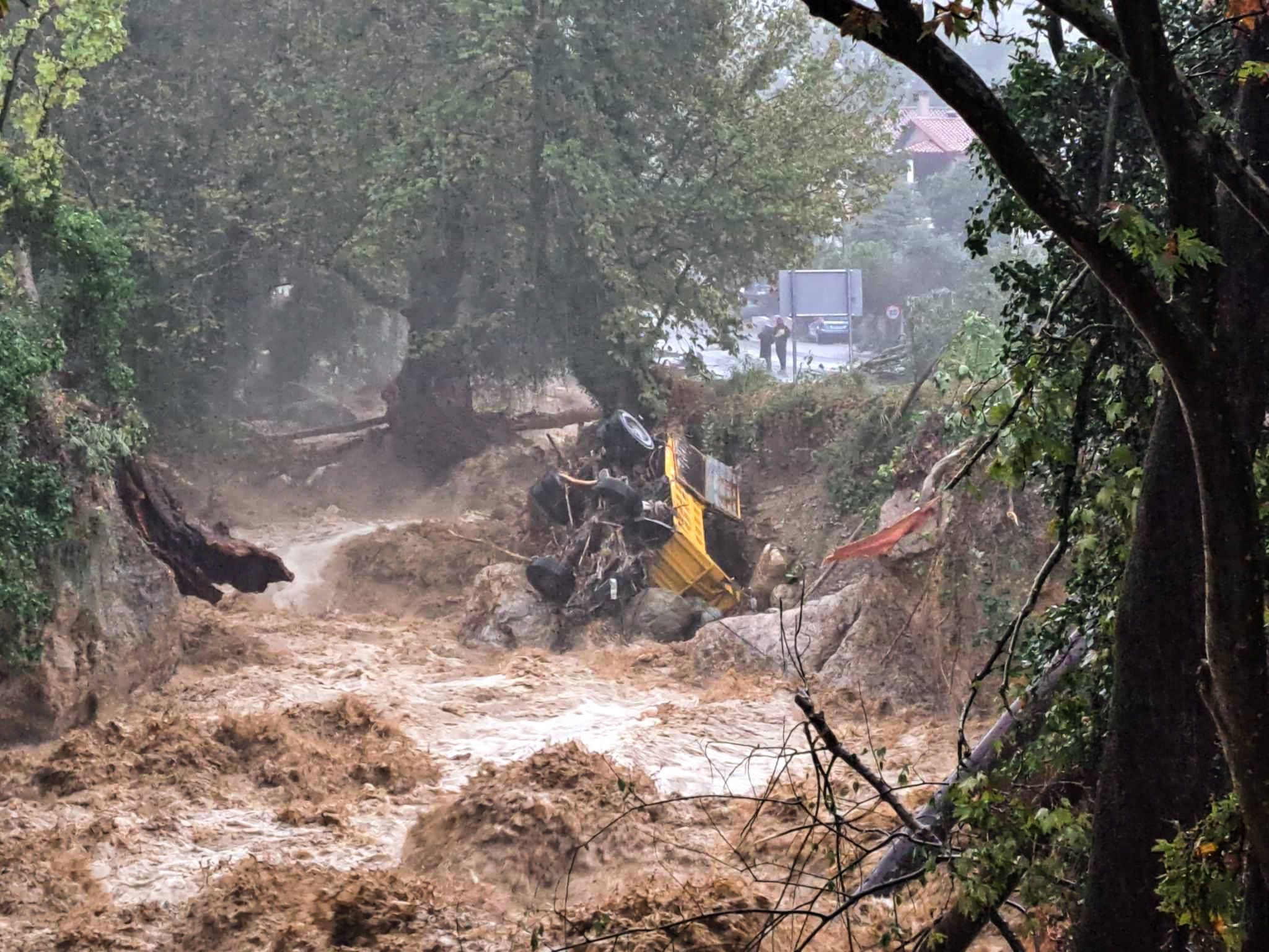 Schwere Unwetter in Griechenland.