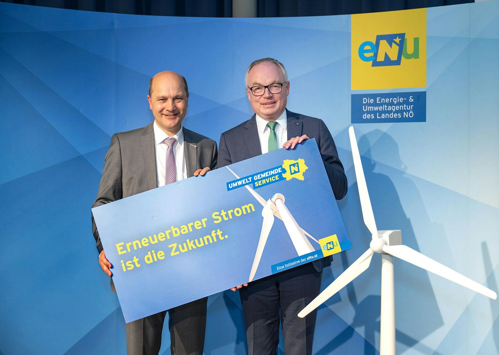 LH-Stellvertreter Stephan Pernkopf (r.) mit NÖ-Gemeindebundpräsident Johannes Pressl