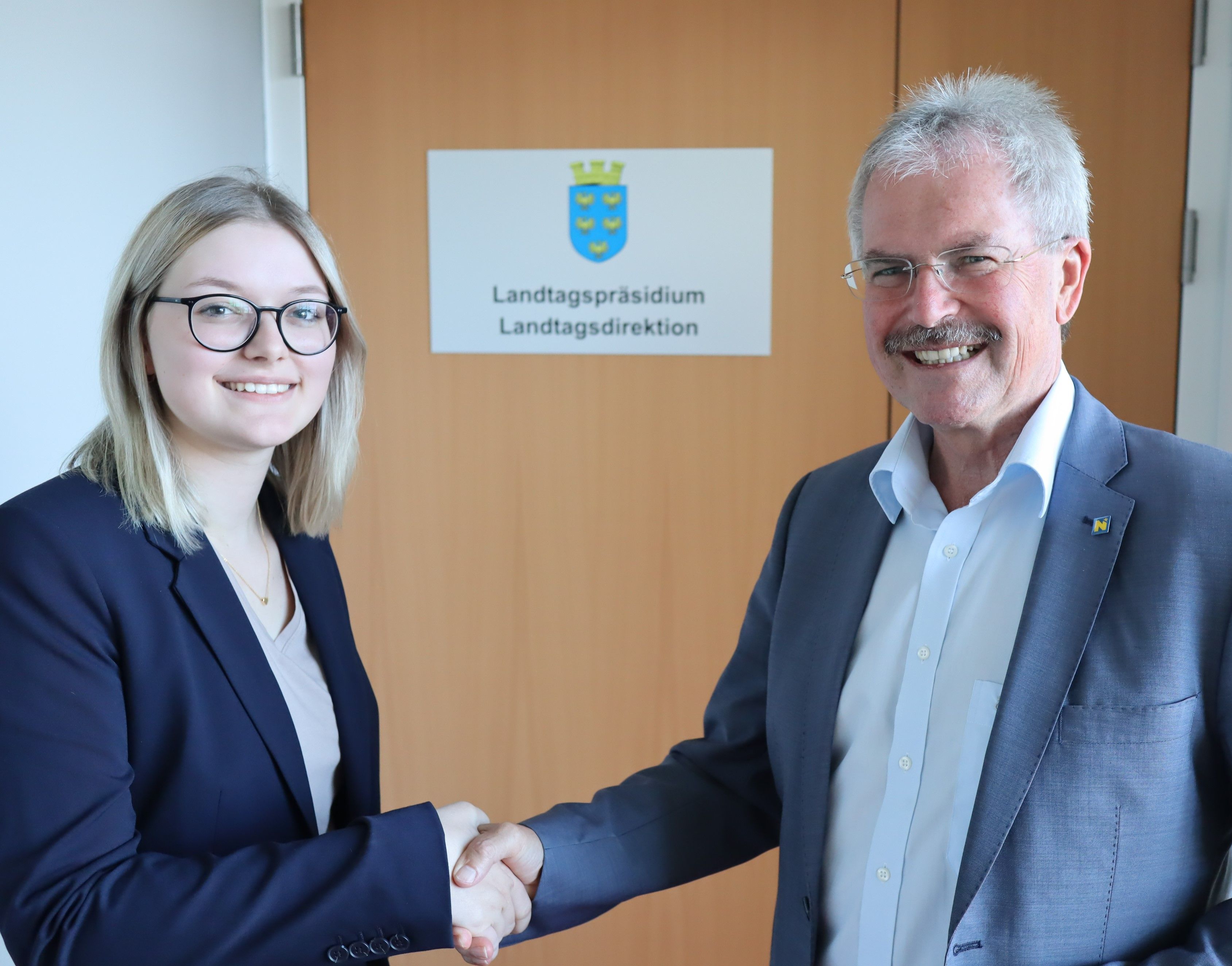 Johanna Doll mit Karl Wilfing