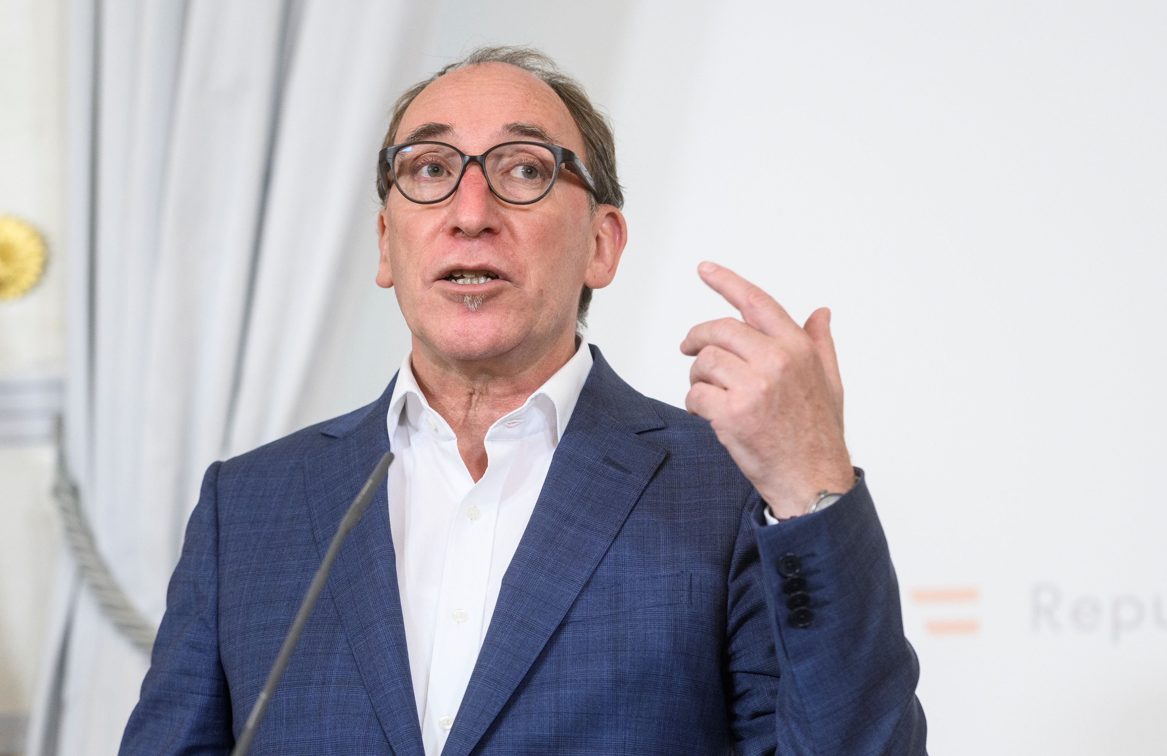 Sozial- und Gesundheitsminister Johannes Rauch (Grüne) nach einem Ministerrat im Bundeskanzleramt am 6. September 2023.