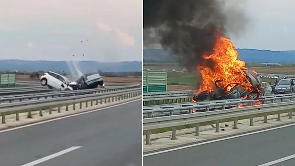Am Sonntag endete eine missglückte Autobahnauffahrt in Serbien tödlich.