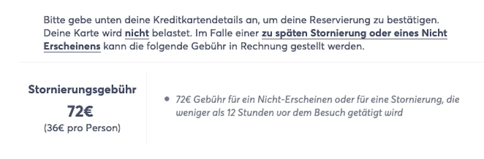 Das Wiener Lokal "Seven North" bucht bei Nichterscheinen 36 Euro pro Person von der hinterlegten Kreditkarte ab.