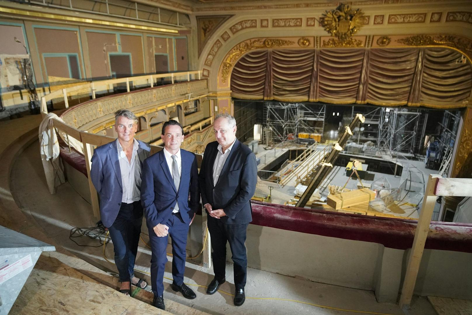 Die Generalsanierung des Theaters an der Wien läuft im Zeitplan. Im Herbst 2024 soll die Wiedereröffnung stattfinden.