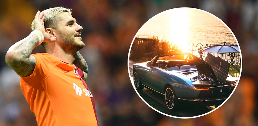 Mauro Icardi und der neue Rolls-Royce Boat Tail