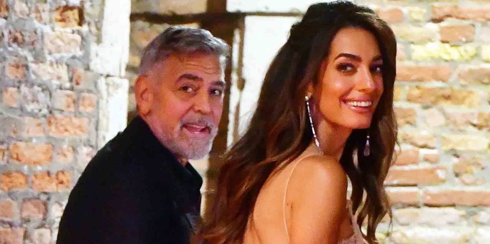 George Clooney und Amal Clooney sind ein Herz und eine Seele.