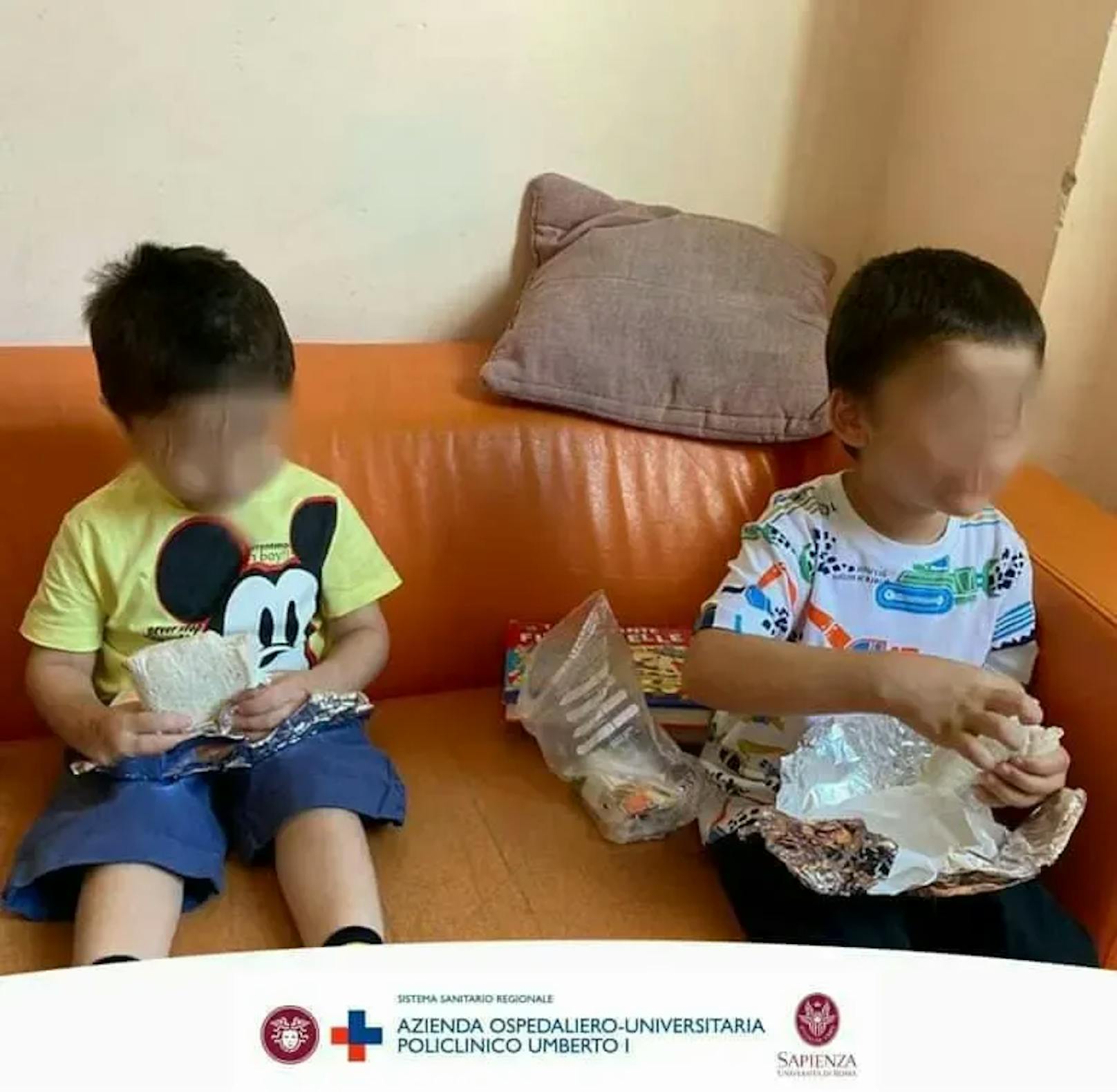 Pietro (4) und Paolo (6) wurden am 10. Mai 2023 von der Polizei in Rom gerettet. Jetzt schildert das Spital die beeindruckende Erholung der Kinder.