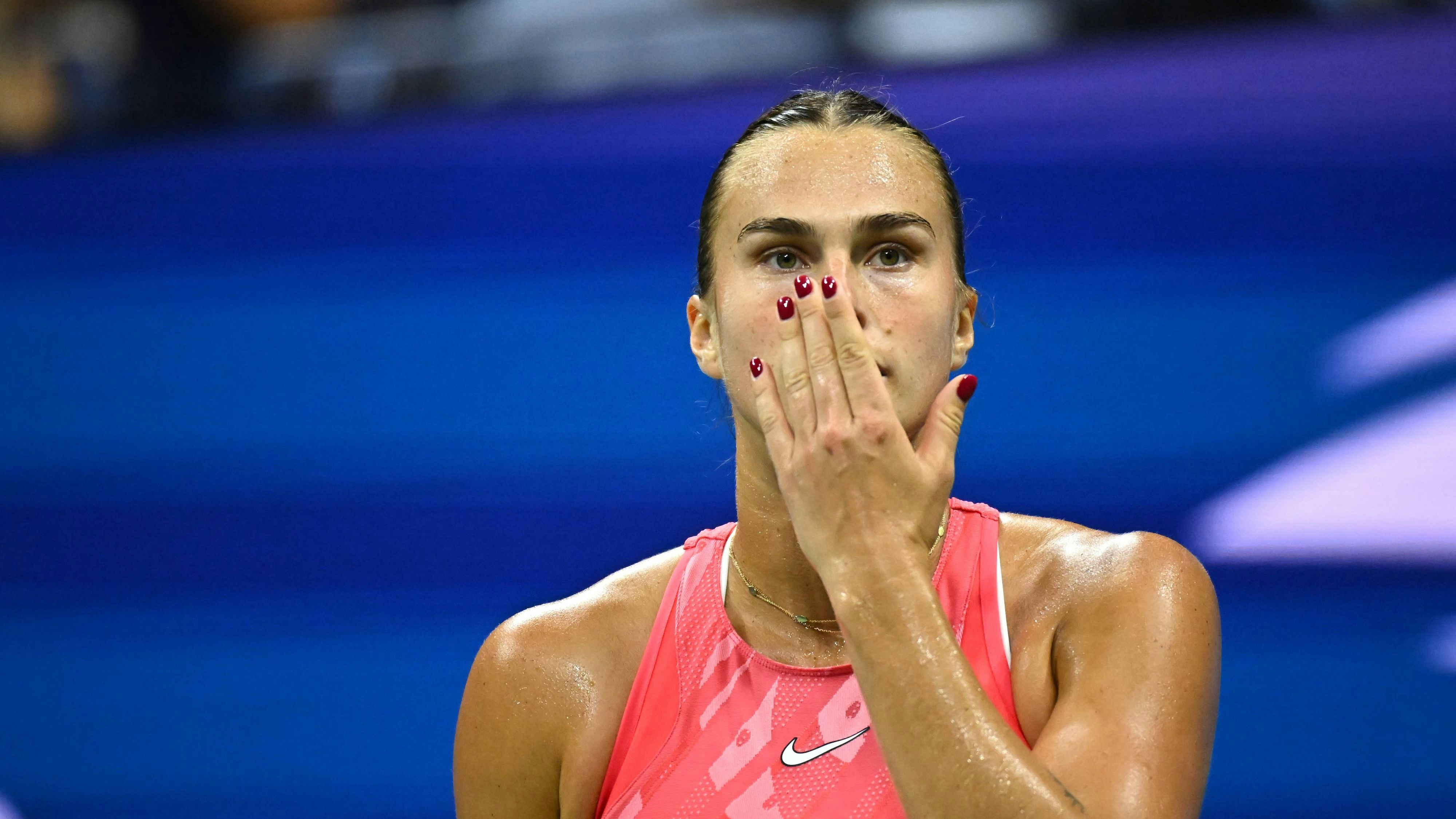 Aryna Sabalenka jubelte bei den US Open zu früh. 