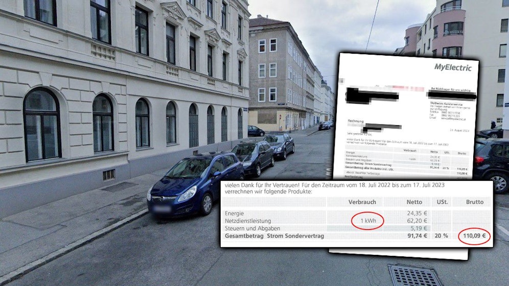 In Ottakring traute ein Wiener beim Anblick der Jahresabrechnung seinen Augen nicht.