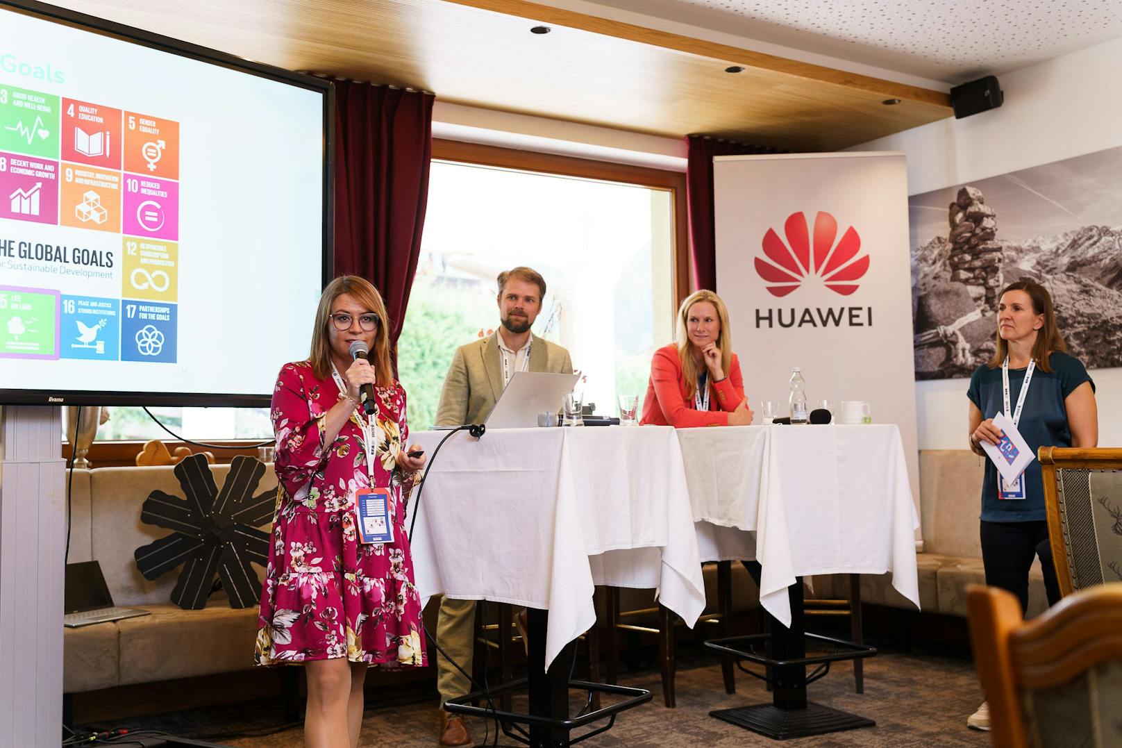 Huawei beim Europäischen Forum Alpbach 2023.