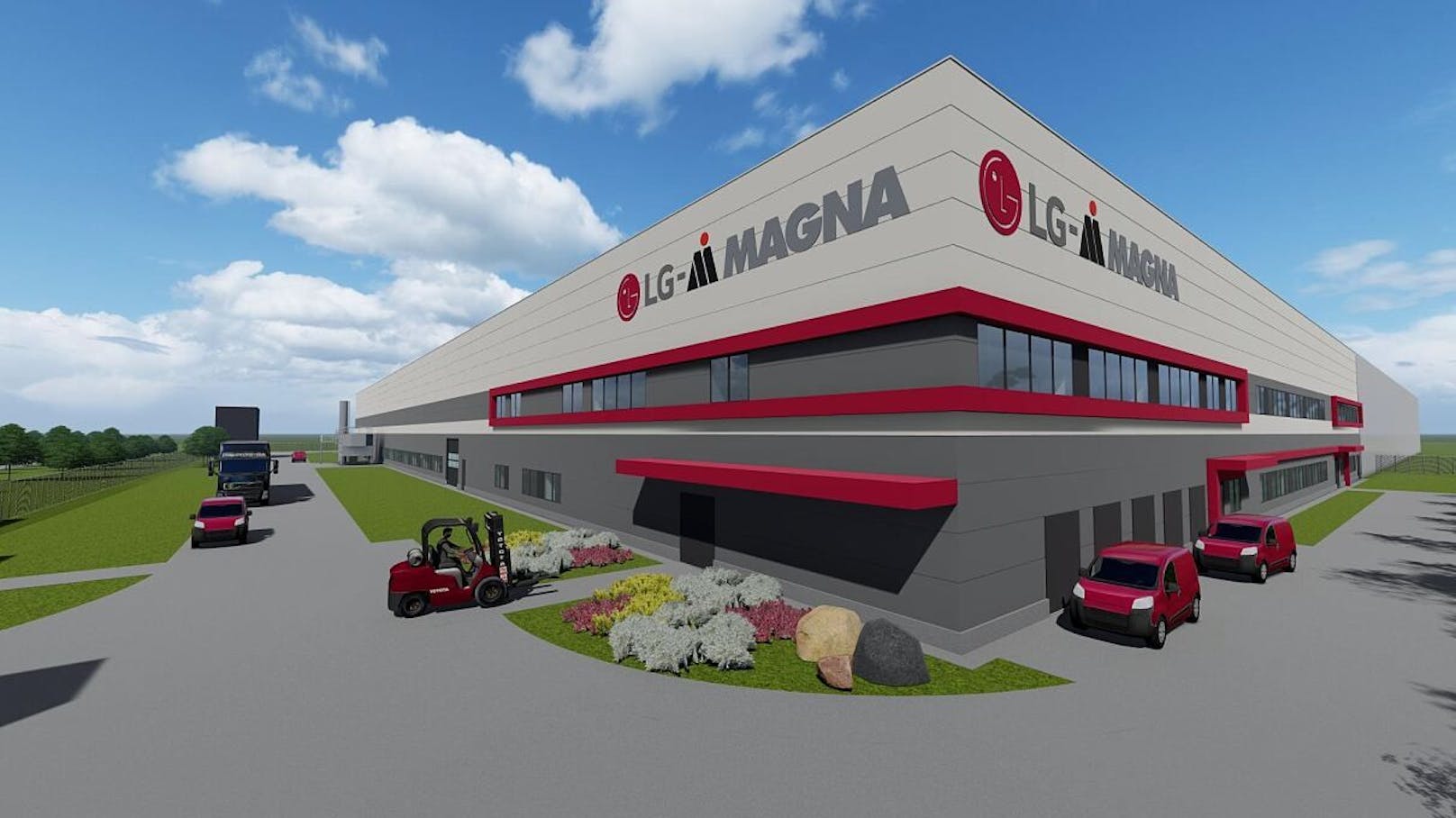 LG Magna e-Powertrain expandiert mit neuer Anlage in Ungarn.