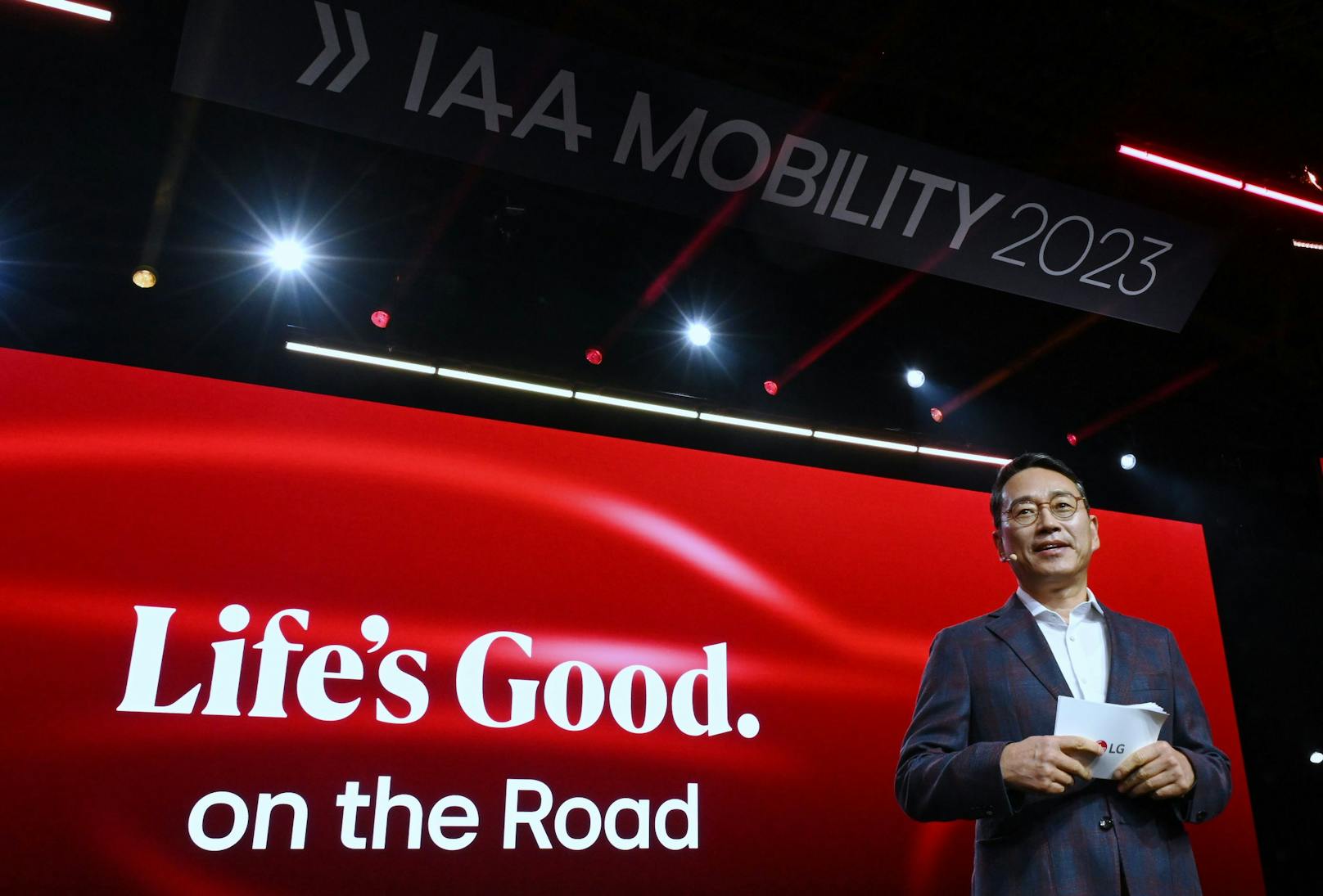 IAA MOBILITY 2023: LG CEO präsentiert Vision von Fahrerlebnissen für die zukünftige Mobilität.