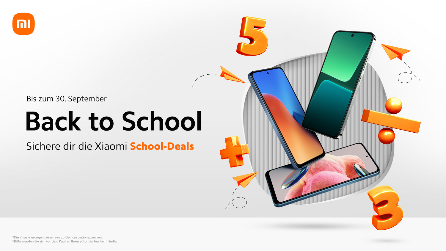 Große Schulstart-Aktion bei Xiaomi.