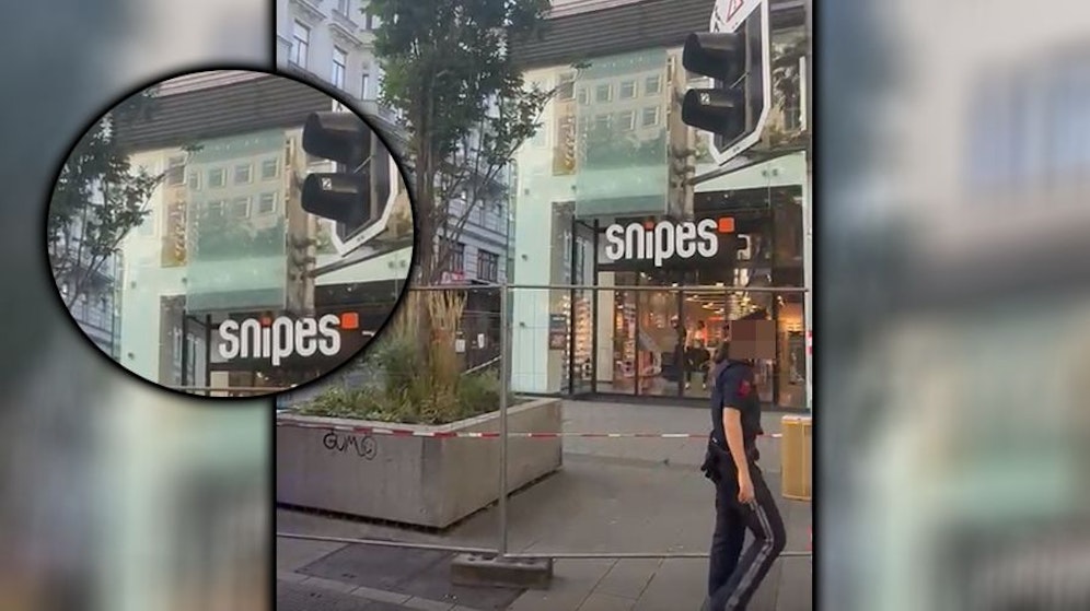 Ein Sneaker-Store in Wien-Neubau musste kurzfristig geschlossen werden.