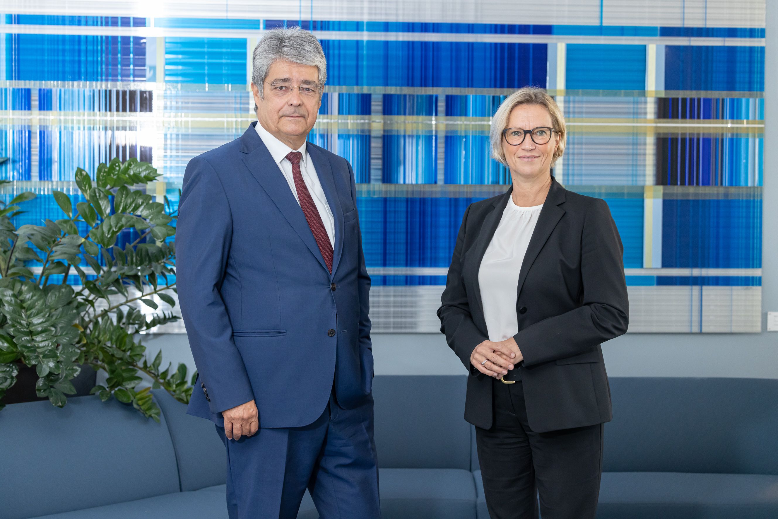 Wolfgang Hesoun (FEEI-Obmann), Marion Mitsch (FEEI-Geschäftsführerin).