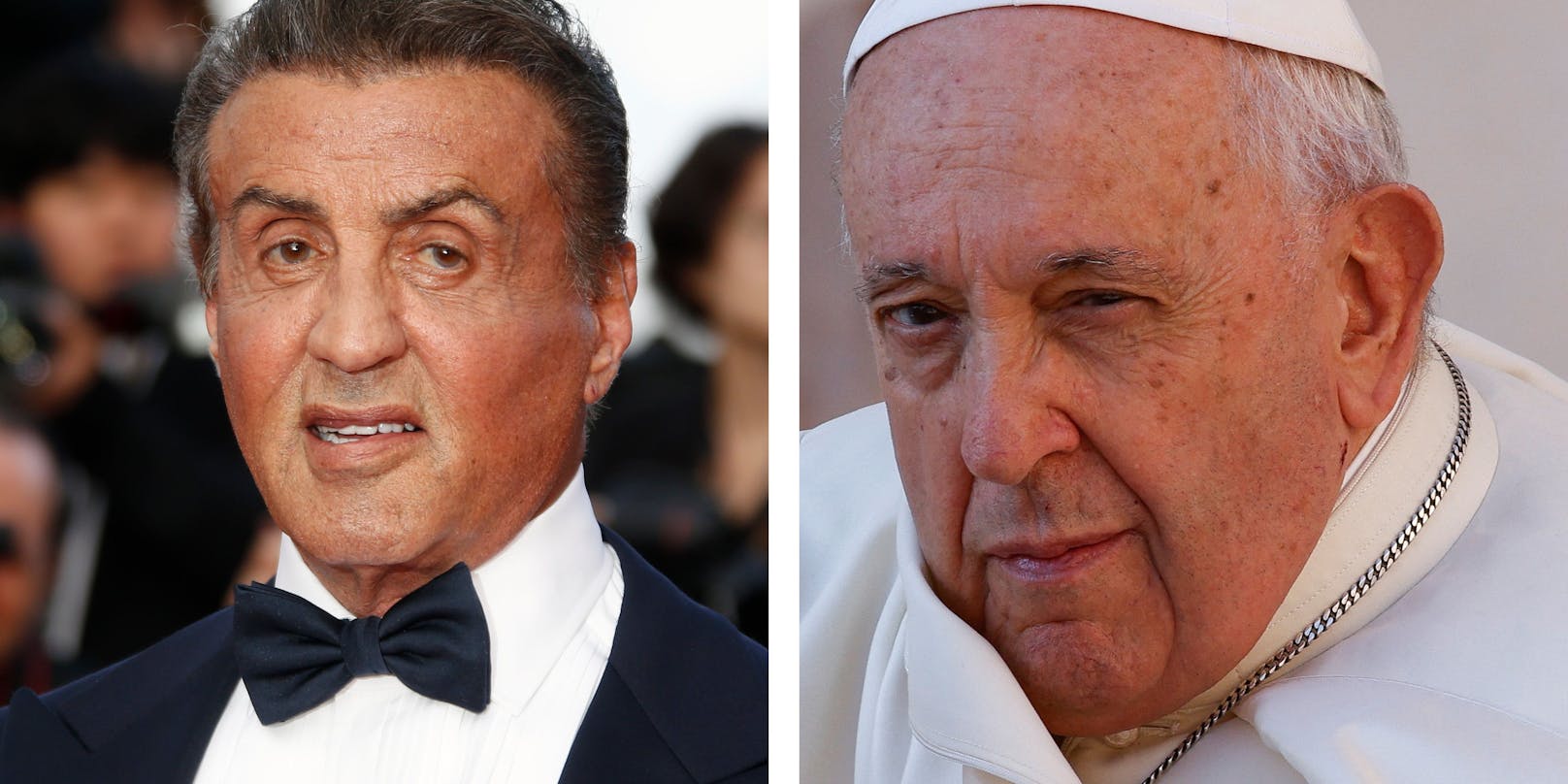 Beim Treffen mit dem Papst konnte sich Stallone eine Frage nicht verkneifen.