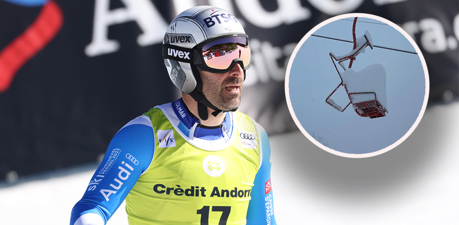 Adrien Theaux und die Franzosen erlebten in Chile eine echte Schnee-Hölle. 