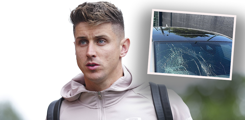 Das Auto von Fulham-Star Thomas Cairney wurde schon wieder beschädigt. 