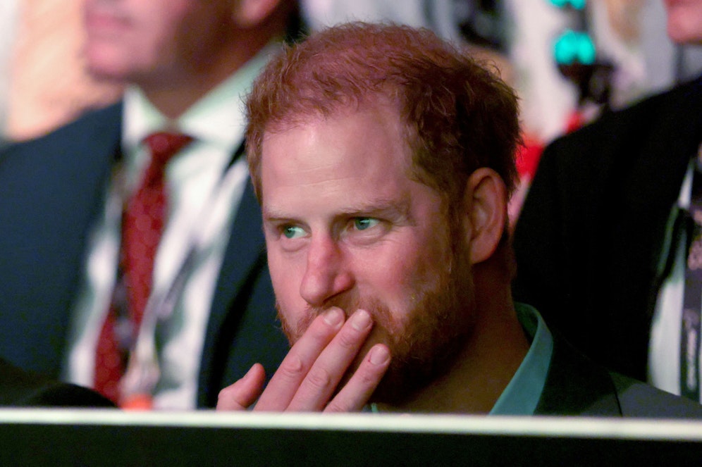 Prinz Harry kam für die 