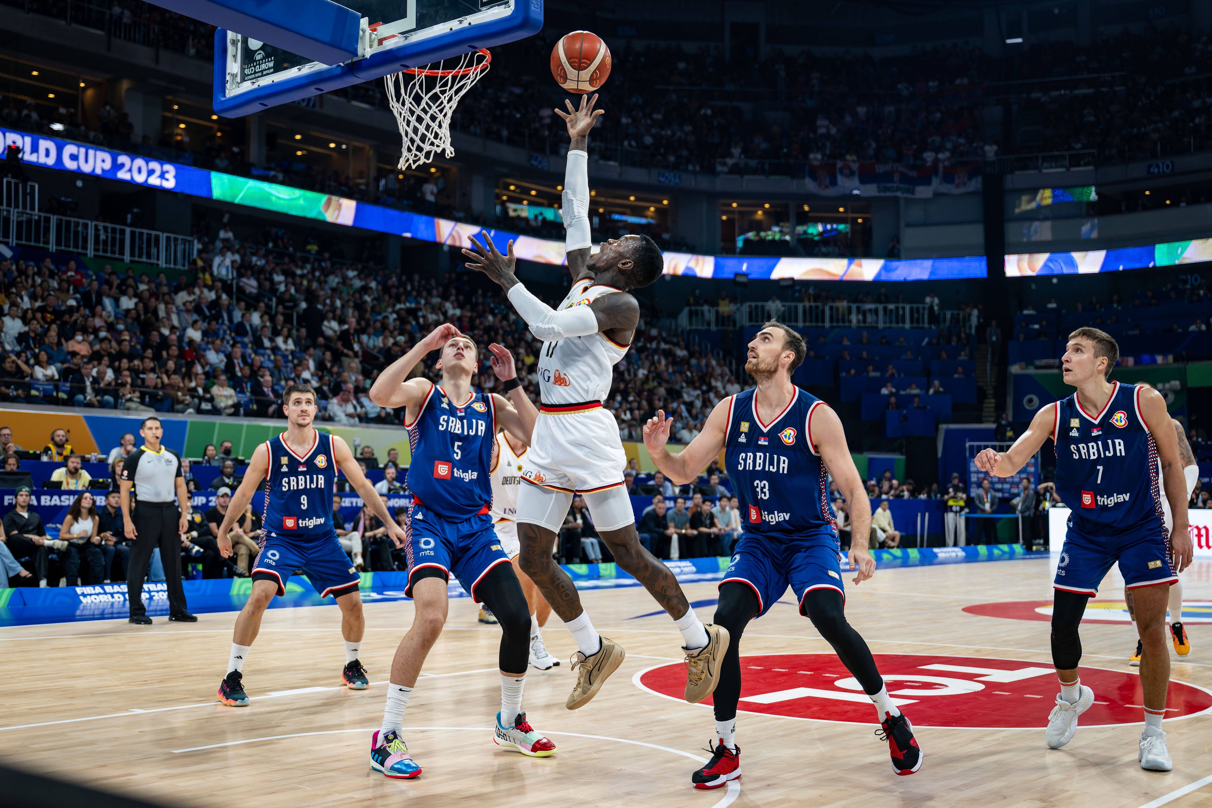 Deutschland gegen Serbien im WM-Finale.